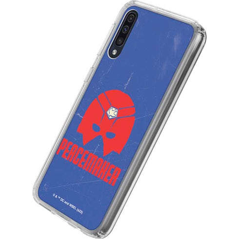 DC Comics Peacemaker Helmet Galaxy A50 Clear Case