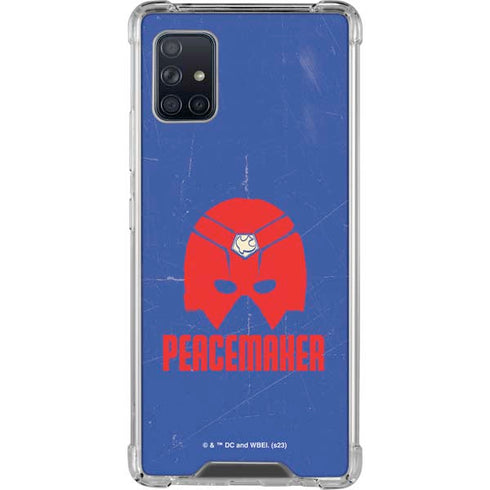 DC Comics Peacemaker Helmet Galaxy A51 5G Clear Case