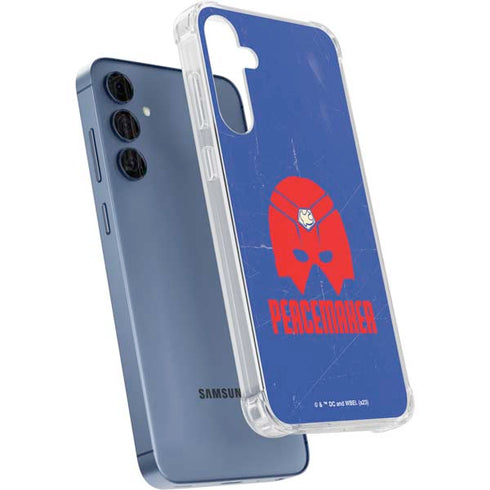 DC Comics Peacemaker Helmet Galaxy A55 5G Clear Case