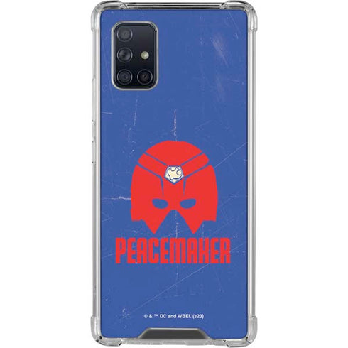 DC Comics Peacemaker Helmet Galaxy A71 5G Clear Case