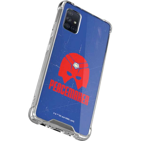 DC Comics Peacemaker Helmet Galaxy A71 5G Clear Case