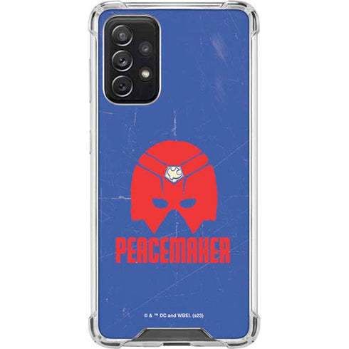 DC Comics Peacemaker Helmet Galaxy A72 5G Clear Case