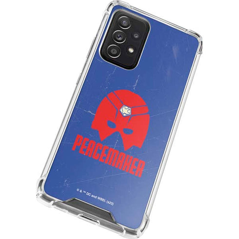 DC Comics Peacemaker Helmet Galaxy A72 5G Clear Case
