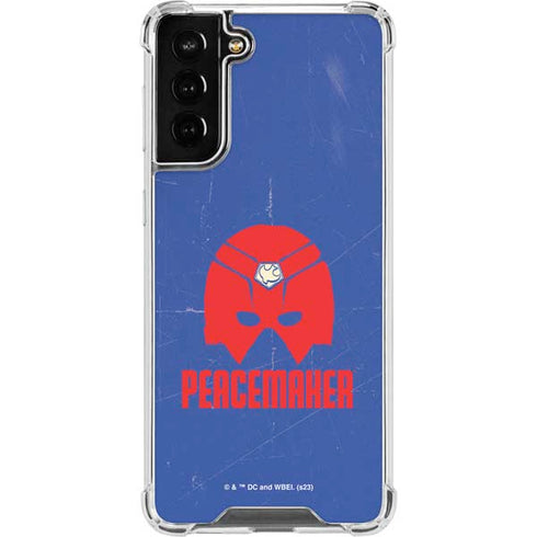 DC Comics Peacemaker Helmet Galaxy S21 FE Clear Case
