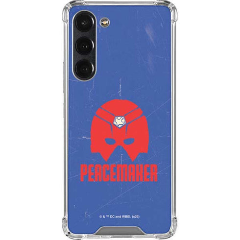 DC Comics Peacemaker Helmet Galaxy S23 Plus Clear Case