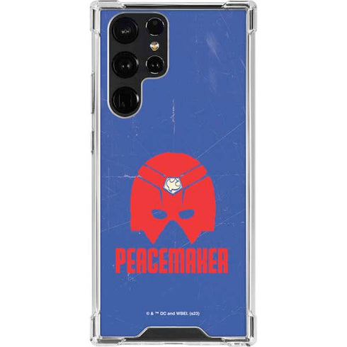 DC Comics Peacemaker Helmet Galaxy S23 Ultra Clear Case