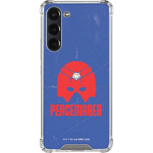 DC Comics Peacemaker Helmet Galaxy S24 FE Clear Case