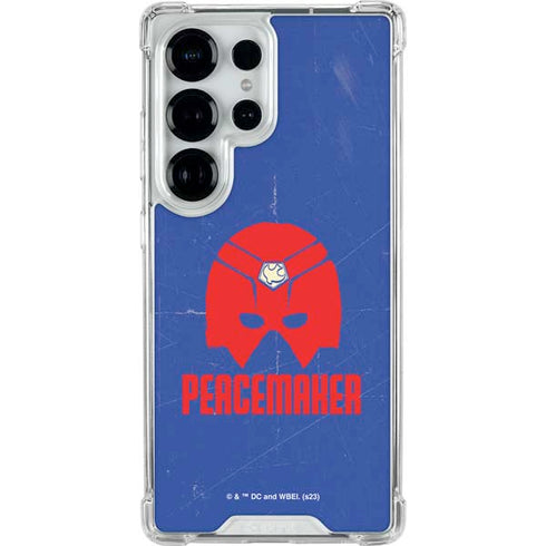 DC Comics Peacemaker Helmet Galaxy S25 Ultra Clear Case