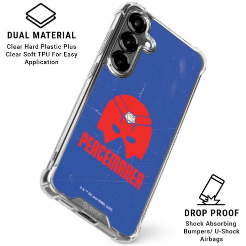 DC Comics Peacemaker Helmet Galaxy S26 Clear Case