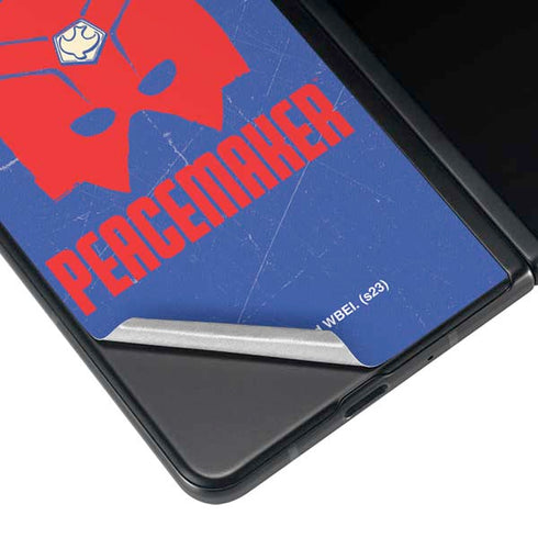 DC Comics Peacemaker Helmet Galaxy Z Fold4 5G Skin