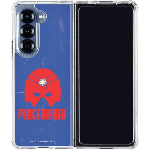 DC Comics Peacemaker Helmet Galaxy Z Fold6 Clear Case