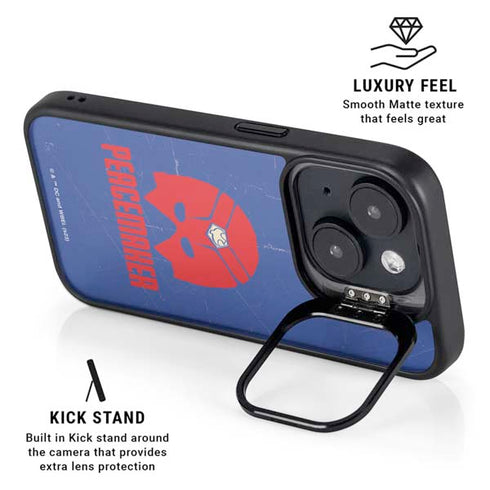 DC Comics Peacemaker Helmet iPhone 14 Plus Kickstand Case