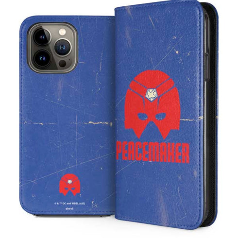 DC Comics Peacemaker Helmet iPhone 14 Pro Max Folio Case