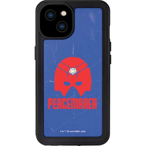 DC Comics Peacemaker Helmet iPhone 15 Plus Waterproof Case