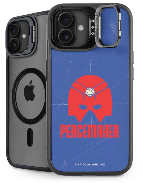 DC Comics Peacemaker Helmet iPhone 16 Plus Kickstand Case