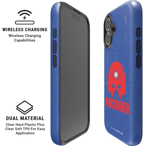 DC Comics Peacemaker Helmet iPhone 16 Plus Magsafe Impact Case