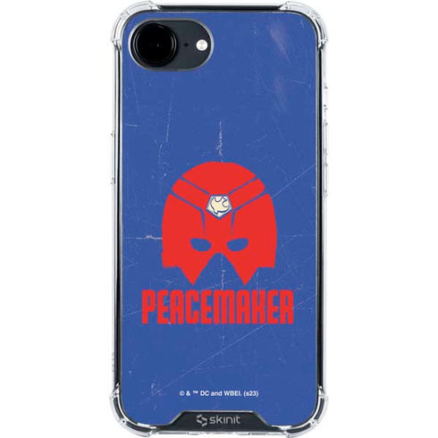 DC Comics Peacemaker Helmet iPhone 16e Clear Case