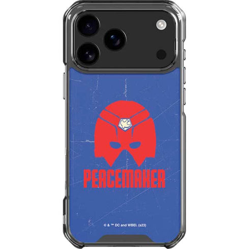 DC Comics Peacemaker Helmet iPhone 17 Pro Max Clear Case
