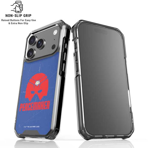 DC Comics Peacemaker Helmet iPhone 17 Pro Max Clear Case