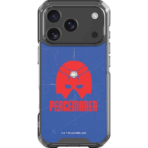 DC Comics Peacemaker Helmet iPhone 18 Pro Clear Case
