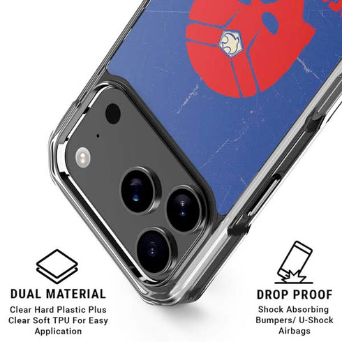 DC Comics Peacemaker Helmet iPhone 18 Pro Clear Case