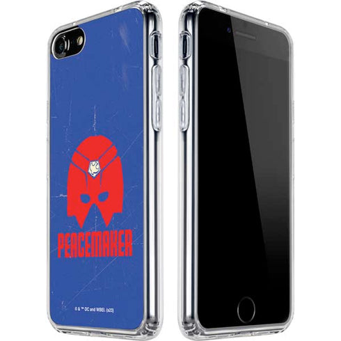 DC Comics Peacemaker Helmet iPhone SE (2nd & 3rd Gen) Clear Case
