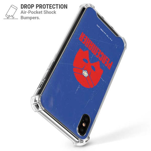 DC Comics Peacemaker Helmet iPhone X/XS Clear Case