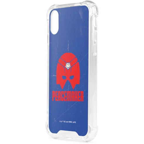 DC Comics Peacemaker Helmet iPhone XS Clear Case