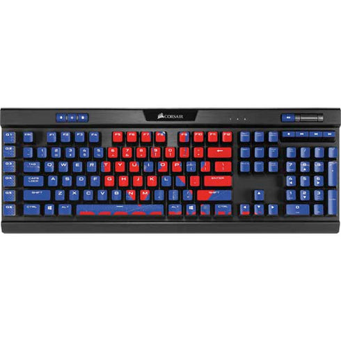 DC Comics Peacemaker Helmet K95 RGB PLATINUM Mechanical Gaming Keyboard Skin