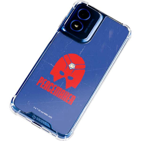 DC Comics Peacemaker Helmet Moto G 5G (2024) Clear Case