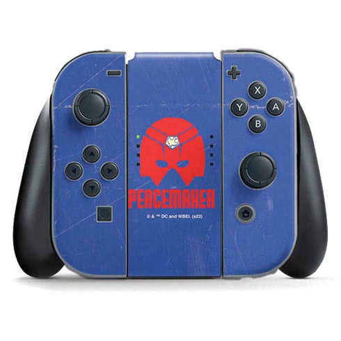 DC Comics Peacemaker Helmet Nintendo Switch (2017-2021) Joy-Con Controller Skin
