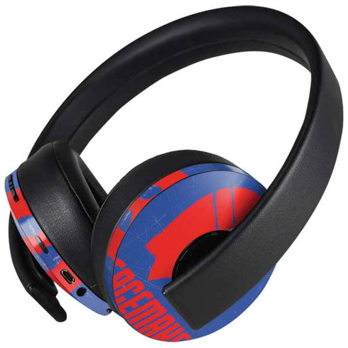 DC Comics Peacemaker Helmet PlayStation 4 Gold Wireless Headset Skin