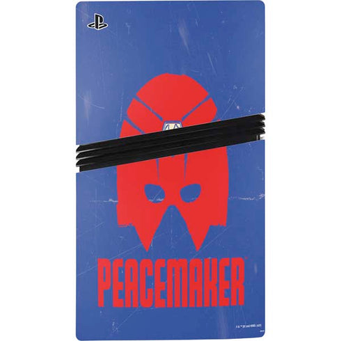 DC Comics Peacemaker Helmet PS5 Pro Disk Console Skin