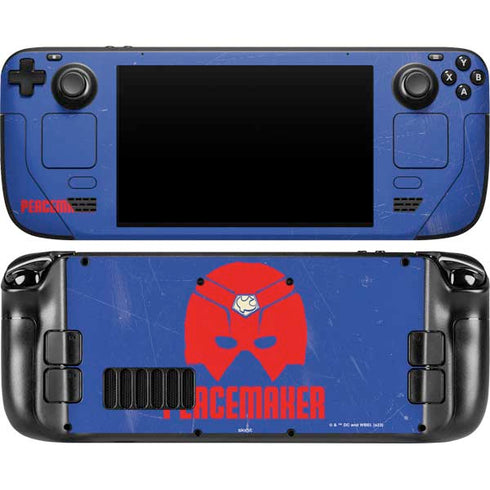 DC Comics Peacemaker Helmet Steam Deck Handheld Gaming Computer OLED Skin