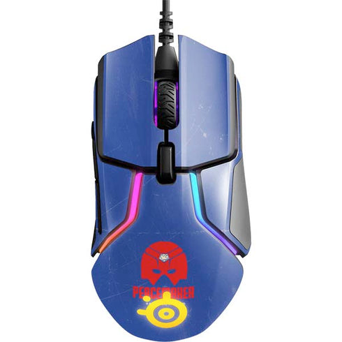 DC Comics Peacemaker Helmet SteelSeries Rival 600 Gaming Mouse Skin