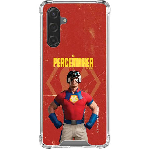 DC Comics Peacemaker John Cena Galaxy A17 Clear Case