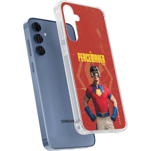 DC Comics Peacemaker John Cena Galaxy A55 5G Clear Case