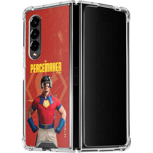 DC Comics Peacemaker John Cena Galaxy Z Fold4 5G Clear Case