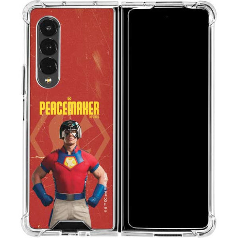 DC Comics Peacemaker John Cena Galaxy Z Fold4 5G Clear Case