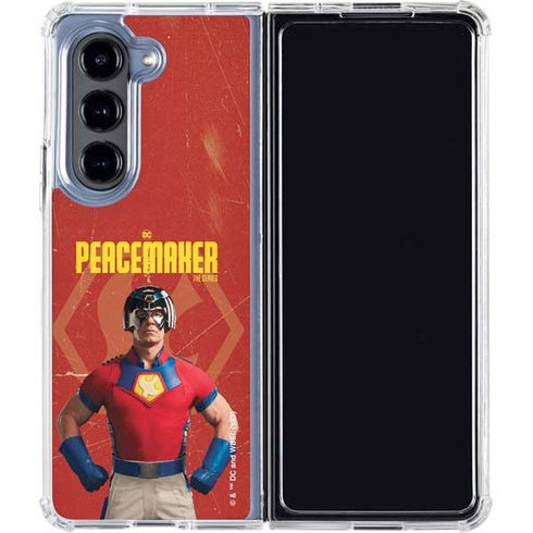 DC Comics Peacemaker John Cena Galaxy Z Fold5 5G Clear Case
