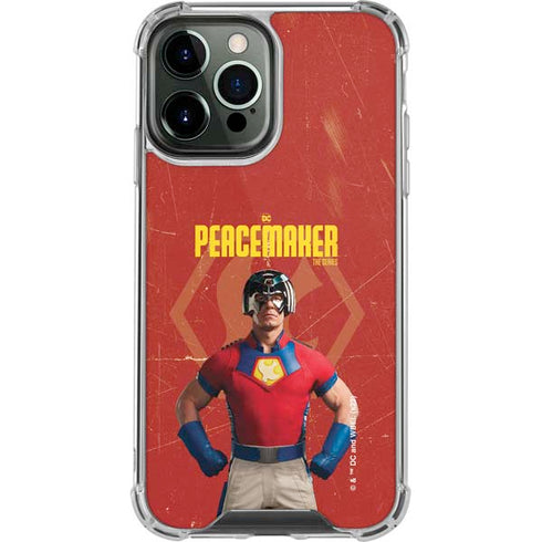 DC Comics Peacemaker John Cena iPhone 14 Pro Max Clear Case