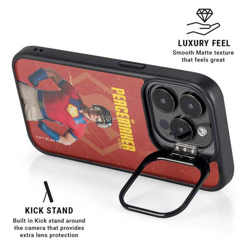 DC Comics Peacemaker John Cena iPhone 14 Pro Max Kickstand Case
