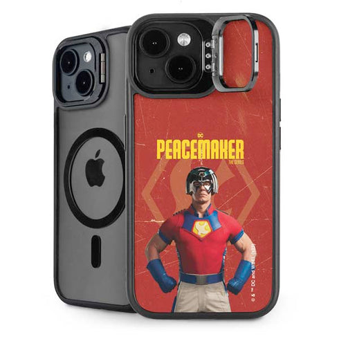 DC Comics Peacemaker John Cena iPhone 15 Plus Kickstand Case
