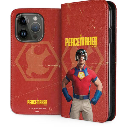 DC Comics Peacemaker John Cena iPhone 15 Pro Folio Case