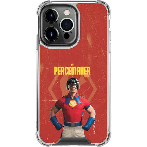DC Comics Peacemaker John Cena iPhone 16 Pro Clear Case