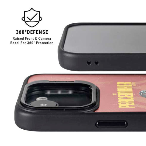 DC Comics Peacemaker John Cena iPhone 16e Kickstand Case