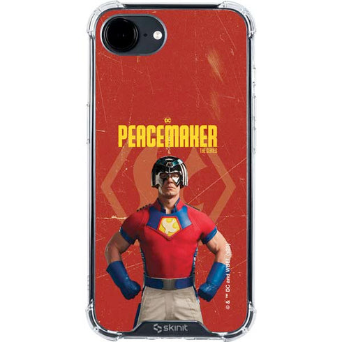 DC Comics Peacemaker John Cena iPhone 16e Clear Case