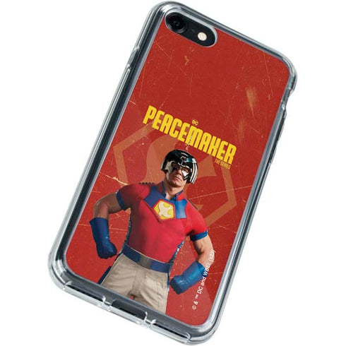 DC Comics Peacemaker John Cena iPhone SE (2nd & 3rd Gen) Clear Case