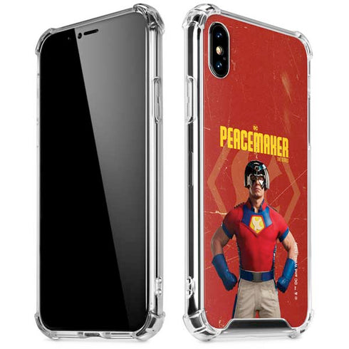 DC Comics Peacemaker John Cena iPhone X/XS Clear Case