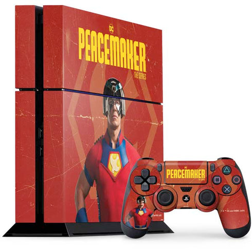 DC Comics Peacemaker John Cena PS4 Console and Controller Bundle Skin